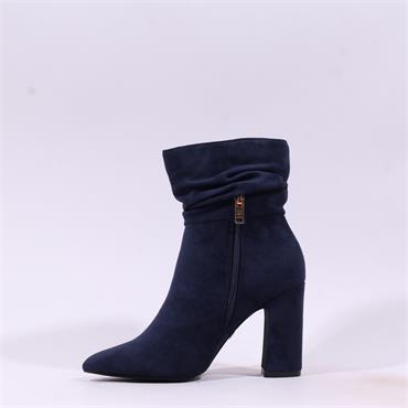 Una Healy Love Train Bunched Ankle Boot - Navy